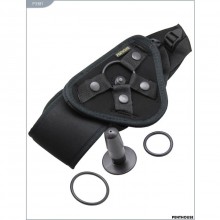 Трусы для насадок Harness, цвет черный, Подиум P3381, бренд PentHouse, из материала Неопрен, One Size (Р 42-48)