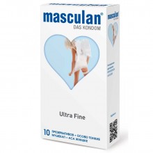 Презервативы «Masculan 2 Ultra Fine № 10» особо тонкие с обильной смазкой, упаковка 10 штук, из материала Латекс