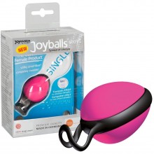 Вагинальный шарик со смещенным центром тяжести «Joyballs Secret», цвет розовый, вес 45 гр., JoyDivision 15013, из материала Силикон, длина 6 см.