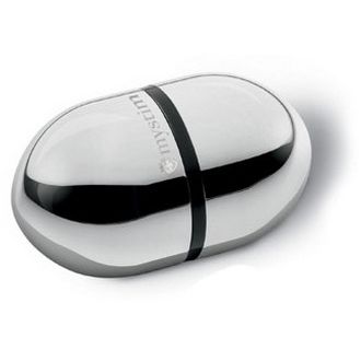 Аксессуар - виброяйцо для электросекса «Яйцо Желаний», цвет серебристый, Mystim DEL7773, бренд Mystim GmbH, длина 7 см.