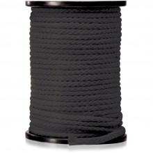 Веревка для связывания «Шибари», «Bondage Rope», цвет черный, 60 метров, Fetish Fantasy DEL8394, бренд PipeDream, коллекция Fetish Fantasy Series, 60 м.