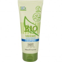 Интимный гель-лубрикант «Hot Bio Super», на водной основе, объем 100 мл, 44171, бренд Hot Products, цвет Зеленый, 100 мл.