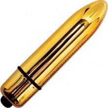 Стильная вибропуля «Eve After Dark Vibrating Bullet» от компании Topco Sales, цвет золотой, TS1075003, из материала Пластик АБС, длина 8 см.