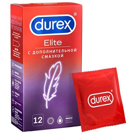 Презервативы Durex «N12 Elite» сверхтонкие, упаковка 12 штук, Durex 12 Elite