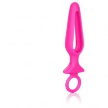 Полая силиконовая анальная пробка Booty Call «Silicone Groove Probe», цвет розовый, California Exotic Novelties SE-0393-41-2, бренд CalExotics, длина 10.3 см.