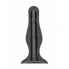 Анальная пробка со смещенным центром тяжести «No. 67 - Self Penetrating Butt Plug», черная, Shots Media SON067BLK, коллекция SONO, цвет Черный, длина 12.5 см.