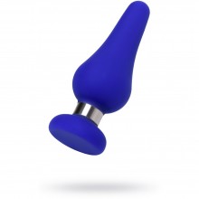 Анальная силиконовая втулка ToDo by Toyfa Сlassic, размер L, синяя, длина 13 см, диаметр 4.6 см, ToyFa 357011, длина 13 см.