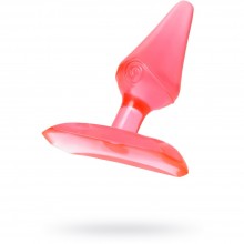 Конусообразная анальная втулка с ограничителем ToyFa, ABS пластик, красный, длина 6.5 см, диаметр 2.5 см, 881304-9, из материала Пластик АБС, длина 6.5 см.