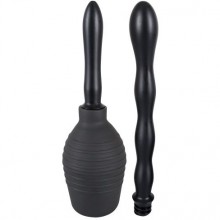 Анальный душ эргономичной формы «Shower Me» от компании You 2 Toys, цвет черный, 5095400000, из материала ПВХ, длина 23 см.