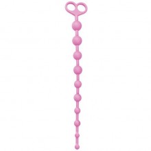 Анальный стимулятор-елочка «Juggling Ball», цвет розовый, Toyz4lovers INST4L-700913, из материала Силикон, длина 33.6 см.