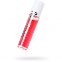 Блеск для губ «Gloss Vibe Strawberry» с эффектом вибрации, вкус клубничный, 6 мл, Intt G02, цвет Красный, 6 мл.