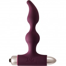 Анальная пробка с вибрацией Spice It Up «New Edition Elation Wine Red», цвет фиолетовый, Lola Toys 8018-03lola, из материала Силикон, длина 13.1 см.