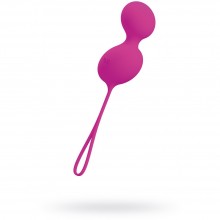 Двойные вагинальные шарики OVO, фиолетовые, L3, из материала Силикон, цвет Фиолетовый, диаметр 4 см.
