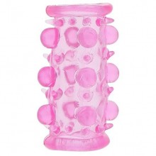 Насадка на пенис с усиками и бугорками «Jelly Joy Lust Cluster», цвет розовый, Dream Toys 310010, бренд Tonga, длина 7.1 см.