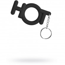 Эрекционное кольцо «Hot Cocking», цвет черный, Shots Toys SH-SHT060BLK, из материала Силикон, диаметр 5.1 см.