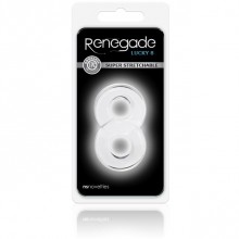      Renegade - Lucky 8 - Clear,  , NS Novelties NSN-1111-41,  1.9 .