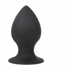 Втулка анальная SexExpert «Anal Pleasure», цвет черный, длина 70 мм, диаметр 42 мм, SEM-55037, бренд Sex Expert, из материала Силикон, длина 7 см.