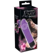 Небольшой вагинальный женский вибратор «Realistic Lover», цвет фиолетовый, You 2 Toys 0587206, бренд Orion, из материала Силикон, длина 14.5 см.