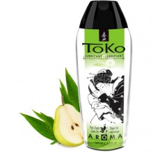 Интимный гель с ароматом груши и зеленого чая «Toko Aroma», объем 165 мл, Shunga 6411 SG, цвет Прозрачный, 165 мл.