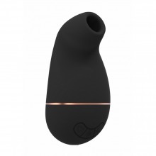 Женский нежный клиторальный массажер «Kissable Black» премиум класса, цвет черный, Irresistible IRR002BLK, из материала Силикон, длина 11 см.