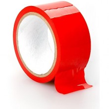Лента для связывания «Bondage Tape Red», Ouch OUBT001RED, коллекция Ouch!, цвет Красный, 2 м.
