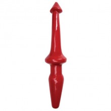 Необычный двусторонний фаллос «Lil Devil», цвет красный, Dream Toys 20112, из материала ПВХ, длина 24 см.