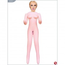 Классическая секс-кукла «Horny Quarterback» с принтом, цвет телесный, Shots Media S-Line SLI146, 2 м.