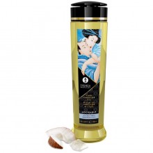 Натуральное массажное масло для тела «Erotic Massage Oil» с ароматом «Кокосовое волнение», 240 мл, Shunga 1210 SG, из материала Масляная основа, 240 мл.