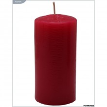 Классическая свеча для интимного массажа «Sensual Hot Wax», цвет красный, PentHouse P3099R, из материала Воск, длина 9.5 см.
