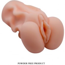 Мастурбатор-вагина фигурный для мужчин «Linda», цвет телесный, Baile BM-009155 U, из материала TPR, длина 15.2 см.
