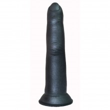 Анальный фаллос на присоске, цвет черный, LoveToy 427003, бренд LoveToy А-Полимер, длина 15 см.