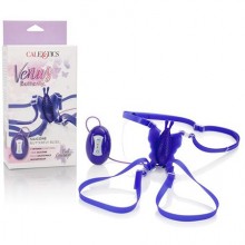 Перезарежаемый клиторавльный стимулятор-бабочка «Venus Butterfly», цвет фиолетовый, California Exotic Novelties SE-0582-45-3, бренд CalExotics, длина 9 см.