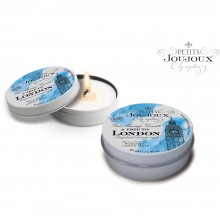 Массажная свеча «London» со свежим ароматом от компании Petits JouJoux, 33 гр, 46765, из материала Масло, цвет Белый, 33 мл.