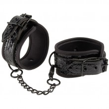 PipeDream «Couture Cuffs» черные наручники из неопрена, PD4462-23, коллекция Fetish Fantasy Series, цвет Черный