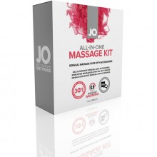 Подарочный набор для массажа «All in One Massage Kit», цвет прозрачный, объем 30 мл, System JO JO33503, 30 мл.