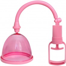 Женская вакуумная помпа для груди с ручным насосом, цвет розовый, Erowoman-Eroman BIOEE-10204, коллекция Erowoman - Eroman, диаметр 10.2 см.