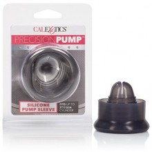 Универсальная силиконовая насадка для вакуумной помпы «Precision Pump Silicone Pump Sleeve» от компании California Exotic Novelties, цвет серый, SE-0999-26-2, бренд CalExotics, диаметр 7.5 см.