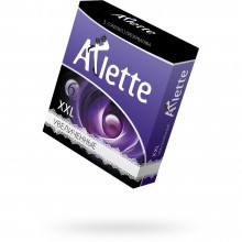 Презервативы увеличенные Arlette №3 XXL, упаковка 3 шт., из материала Латекс, цвет Прозрачный, длина 20 см.