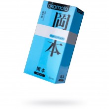 Презервативы латексные Okamoto «Skinless Skin Super Lubricative», упаковка 10 штук, 89702Ok, длина 18.5 см.
