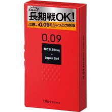 Презервативы от японской компании Sagami - «Dots», частично покрытые точечками, упаковка 10 шт, 04964 One Size, длина 19 см.