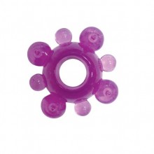 Простое эрекционное кольцо, SF-70121, бренд Sexy Friend, из материала TPR, цвет Фиолетовый, длина 4 см.