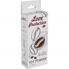 Пудра для игрушек ароматизированная «Love Protection Coffee» с ароматом кофе, объем 15 гр, Lola Toys 1828-00Lola, бренд Lola Games, цвет Белый, 15 мл.