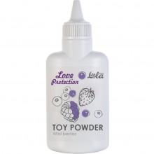 Ароматизированная пудра для игрушек «Love Protection - Лесные ягоды», объем 30 гр, Lola Toys 1825-01Lola, бренд Lola Games, цвет Белый, 30 мл.