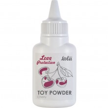 Ароматизированная пудра для игрушек «Love Protection - Вишня», объем 15 гр, Lola Toys 1821-00Lola, бренд Lola Games, цвет Белый, 15 мл.
