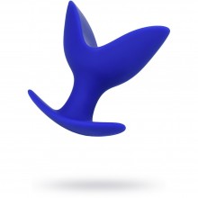 Расширяющая анальная втулка ToDo by Toyfa Bloom, материал силикон, цвет синий, длина 9.5 см, диаметр 7 см, 357007, длина 9.5 см.