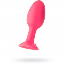 ToyFa анальная втулка со стальным шариком внутри, серии «POPO Pleasure», длина 10 см, цвет Розовый, длина 10 см.
