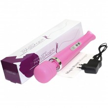 Массажер для женщин «Magic Wand», беспроводной, цвет розовый, 0613-1, из материала Пластик АБС, длина 31 см.