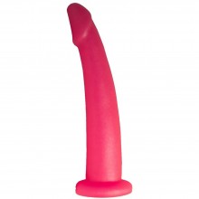 Гелевый плаг-массажер простаты с загнутой головкой, цвет розовый, Биоклон 437700, бренд LoveToy А-Полимер, из материала ПВХ, длина 18 см.