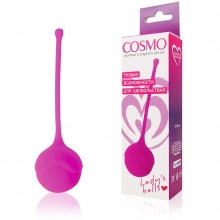 Шарик Cosmo вагинальный, цвет розовый, диаметр 38 мм, CSM-23004, бренд Bior Toys, из материала Силикон, диаметр 3.8 см.