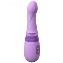 Подвижный женский силиконовый вибратор для точки G с ротацией Fantasy For Her «Her Personal Sex Machine», цвет фиолетовый, PipeDream 4945-12 PD, длина 21.3 см.
